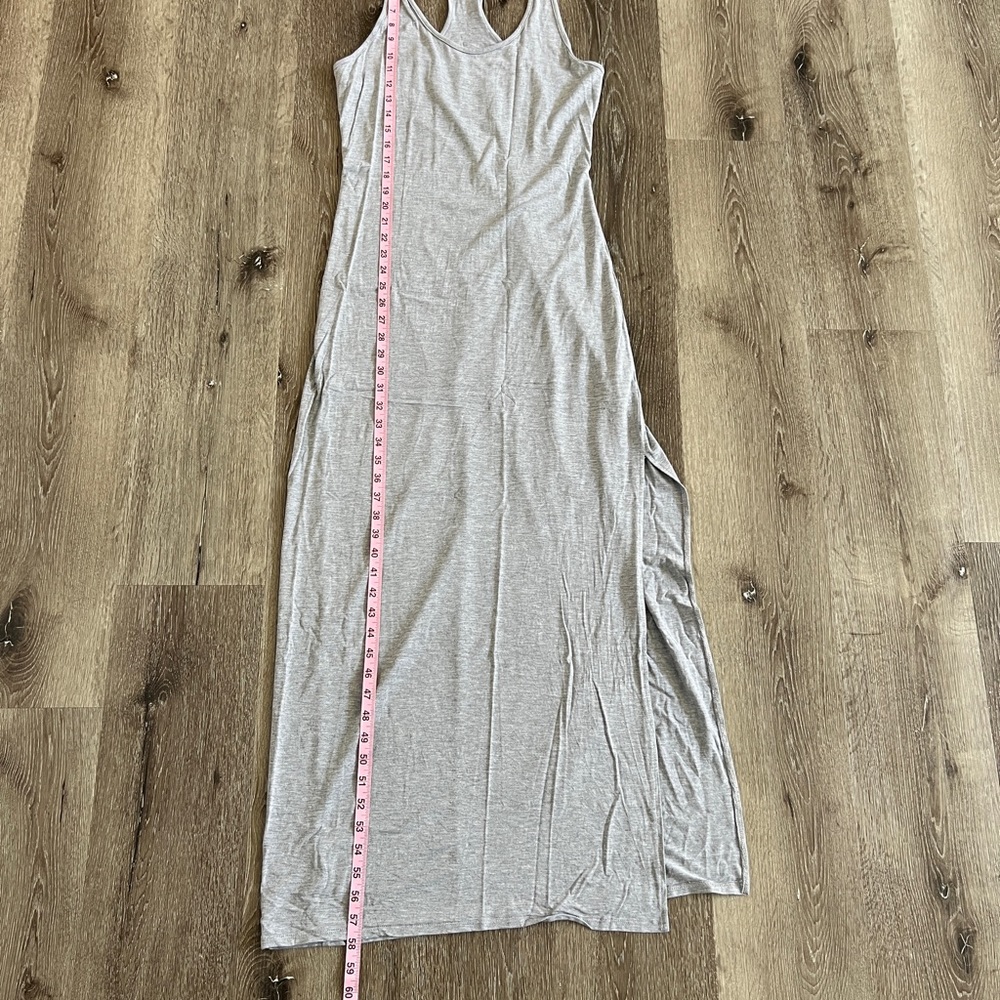 Fabletics Grey Racer Back Dress - Picture 3 of 9